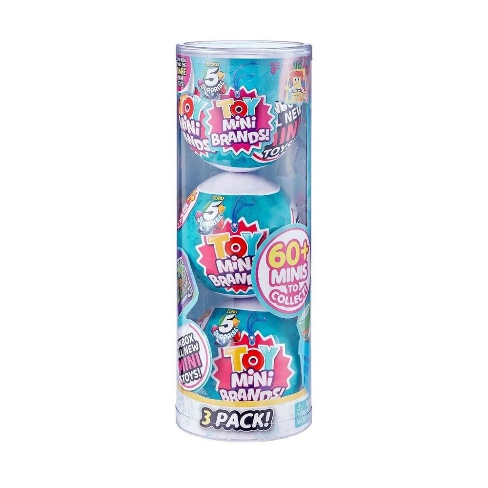 NEW Surprise Toy Mini Brands Capsule Collectible Toy 3 Pack by ZURU